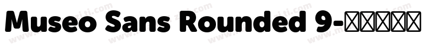 Museo Sans Rounded 9字体转换
